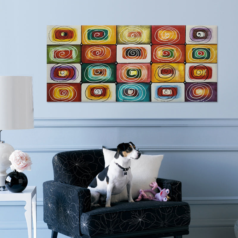 Spiral Harmony Mosaic - Hand Painted Art - MTO-442