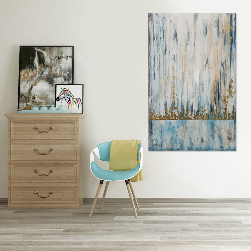 Gilded Cascade - Hand Painted Art - MTO-449