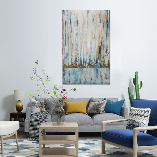 Gilded Cascade - Hand Painted Art - MTO-449