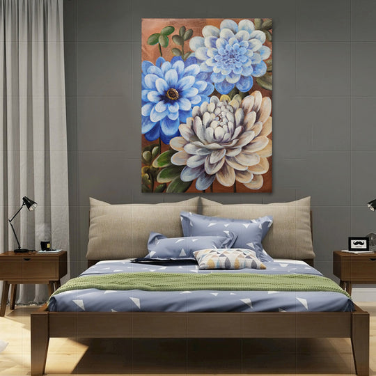 Floral Touch - Hand Painted Art  - MTO-471