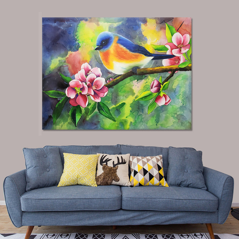 Blossom Perch - Hand Painted Art - MTO-477