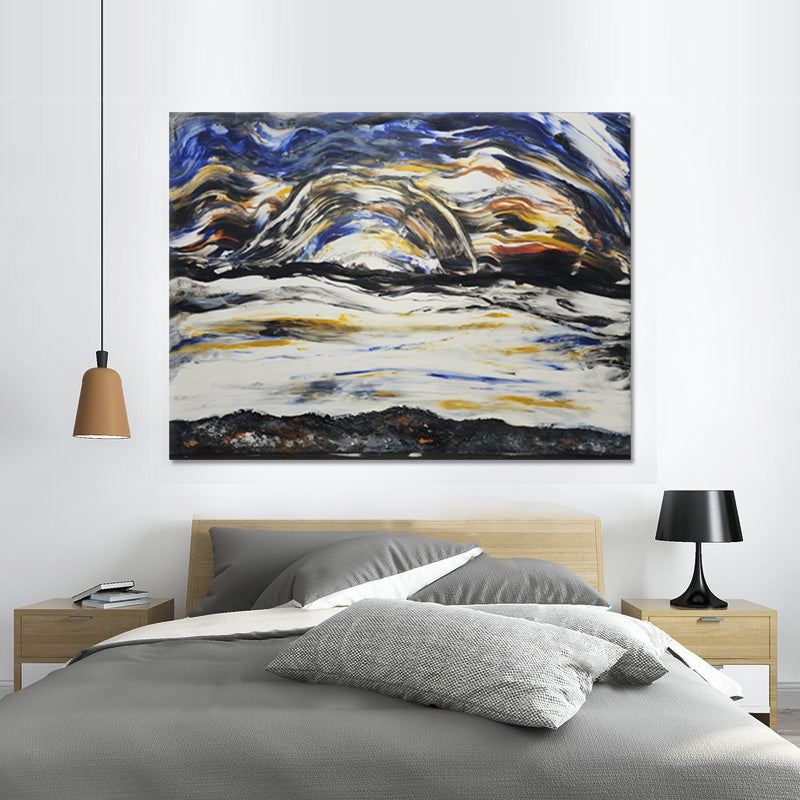 Midnight Horizon - Hand Painted Art - MTO-482