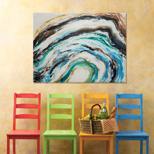 Ocean Spiral Energy - Hand Painted Art - MTO-485 - Priceless ART:  Australia's Largest Range of Affordable ART