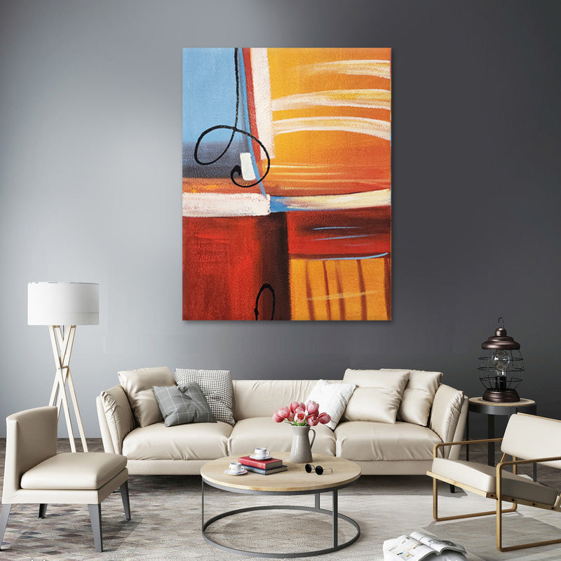 Abstract - Hand Painted Art - MTO-486