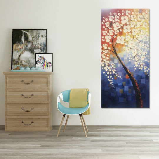 Hand Painted ART, Ready to hang, Size 60x120cmMTO-508