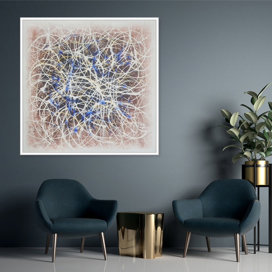 Hand Painted ART, Ready to hang, Size 120x120cmMTO-509