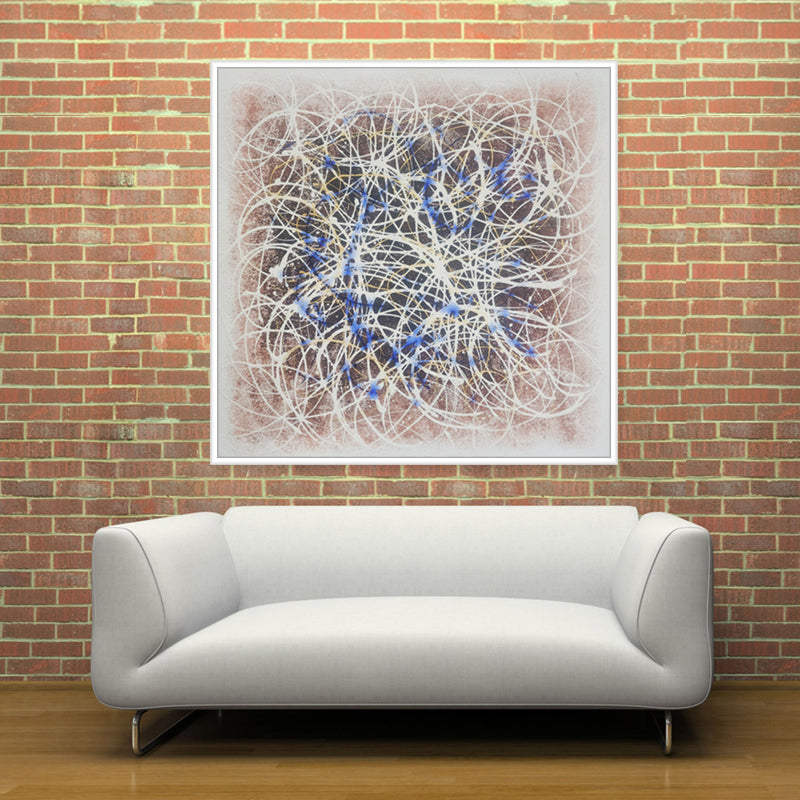 Hand Painted ART, Ready to hang, Size 120x120cmMTO-509