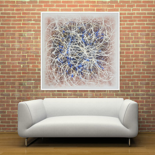 Hand Painted ART, Ready to hang, Size 120x120cmMTO-509