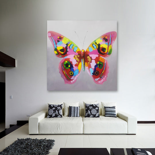 Pretty Wings - Hand Painted Art - MTO-511 - 110x110cm
