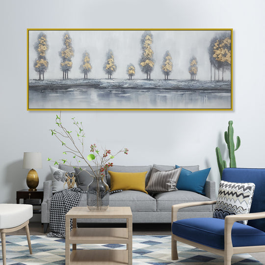 Hand Painted ART, Ready to hang, Size 70x170cmMTO-512