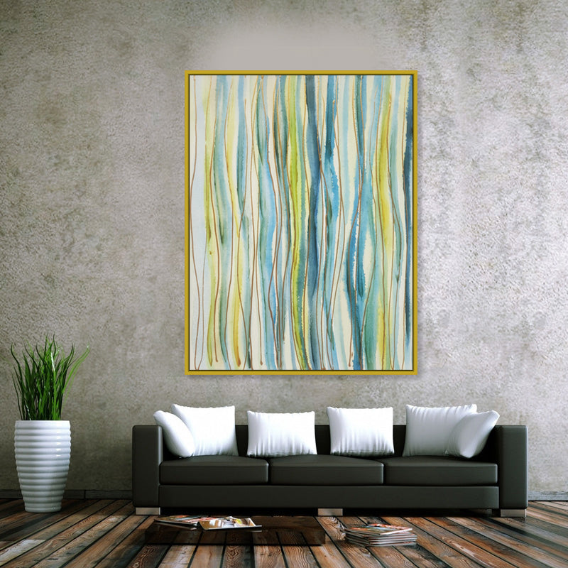 Hand Painted ART, Ready to hang, Size 80x100cm  MTO515