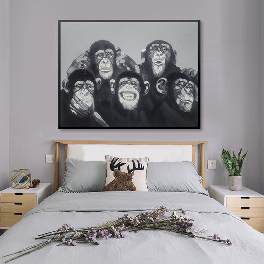 See No Evil - Hand Painted Art - MTO-517