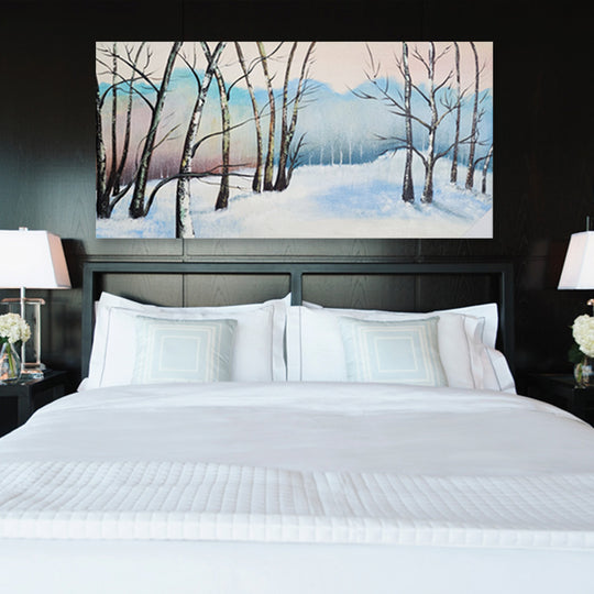 Winter Landscape - Hand Painted Art - MTO-523