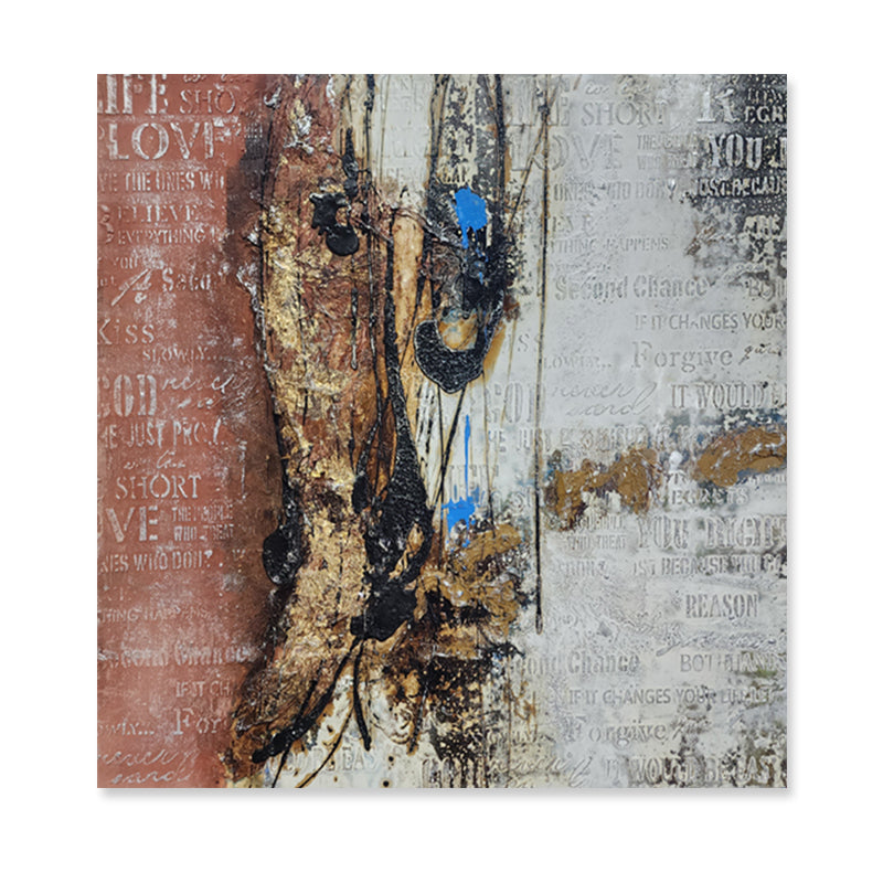 Hand Painted ART, Ready to hang, Size 100x100cm MTO529