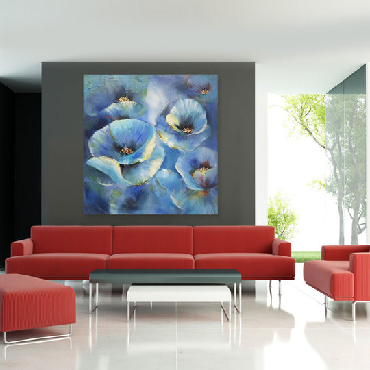 Hand Painted ART, Ready to hang, Size 100x100cm MTO532