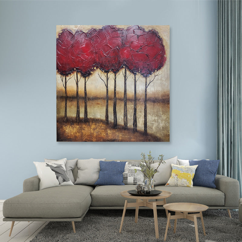 Hand Painted ART, Ready to hang, Size 100x100cm MTO533