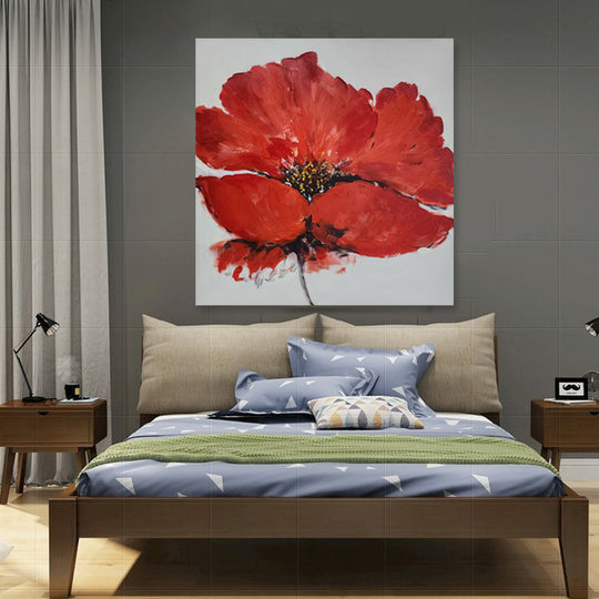 Hand Painted ART, Ready to hang, Size 100x100cm MTO534