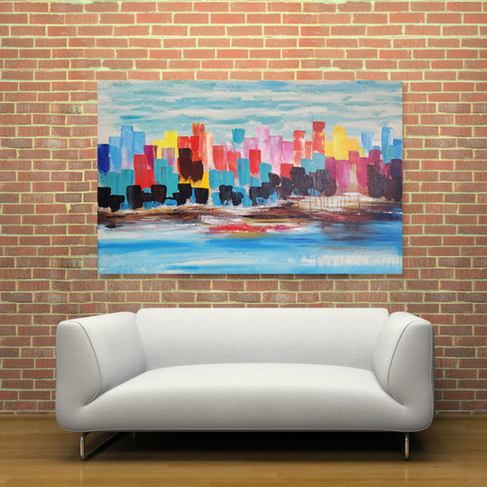 Hand Painted ART, Ready to hang, Size 70x110cm MTO538