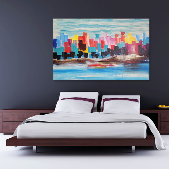Hand Painted ART, Ready to hang, Size 70x110cm MTO538