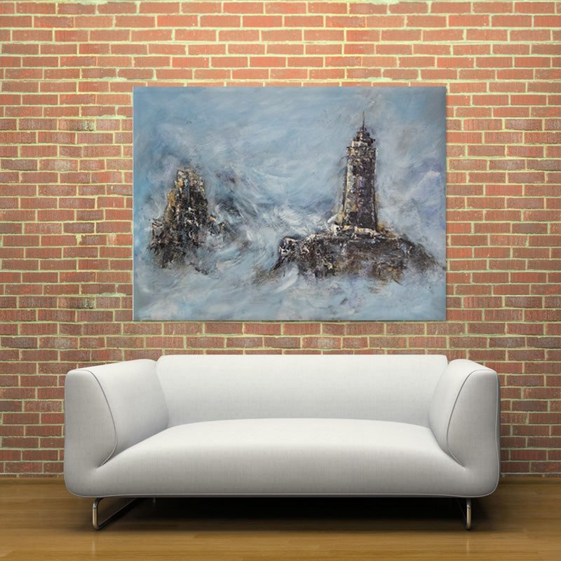 Hand Painted ART, Ready to hang, Size 90x120cm MTO546