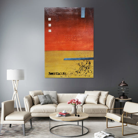 Hand Painted ART, Ready to hang, Size 70x105cm MTO551