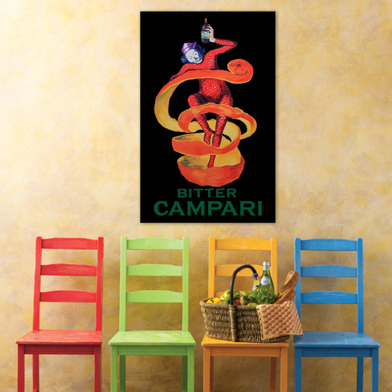 Vintage Campari Celebration - High Quality Canvas Print - 80x120cm - POD108