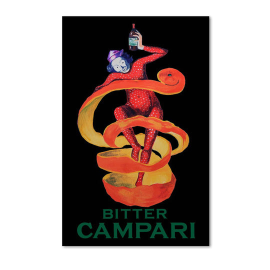 Vintage Campari Celebration - High Quality Canvas Print - 80x120cm - POD108