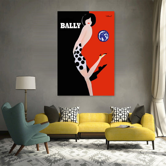 Bally Fashion Canvas Print - 80x120cm - POD110