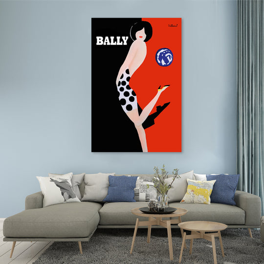 Bally Fashion Canvas Print - 80x120cm - POD110