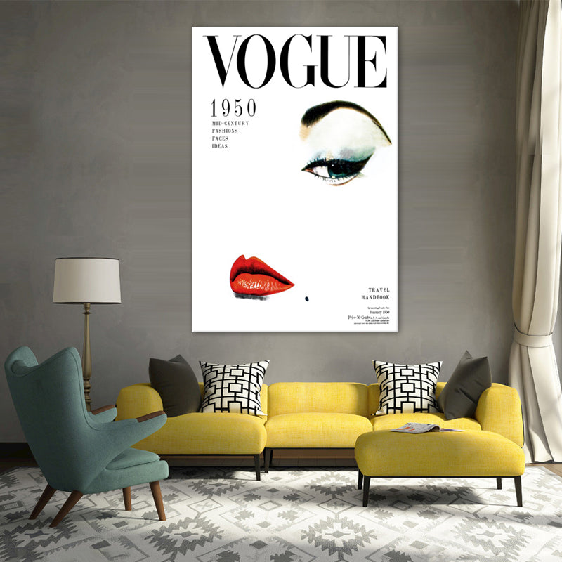 Vogue 1950 Fashion Cover Canvas Print - 80x120cm - POD112
