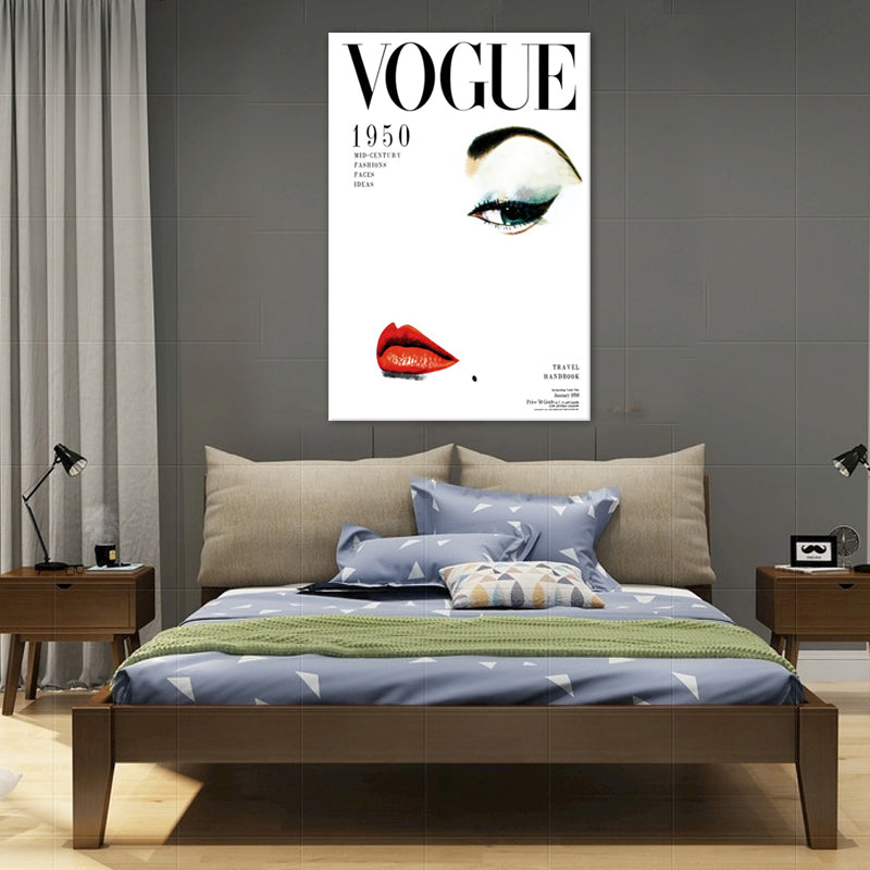 Vogue 1950 Fashion Cover Canvas Print - 80x120cm - POD112