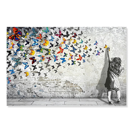 Butterfly Dreams - Ready to Hang Canvas Print - POD132 - Asst Sizes - Priceless ART:  Australia's Largest Range of Affordable ART