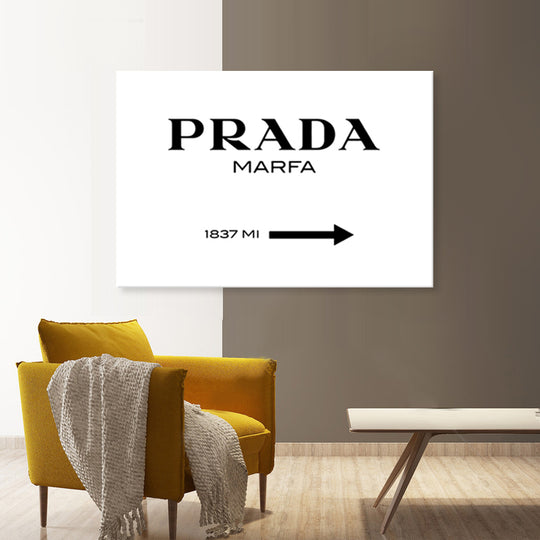 Fashion Typography Canvas Print - 80x120cm - POD159