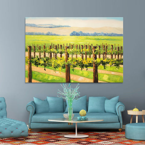 Beautiful Barossa Valley - Hand Painted Art - 75x100cm YA342