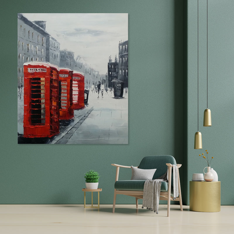 British Booths - Mixed Media Art - YA421A