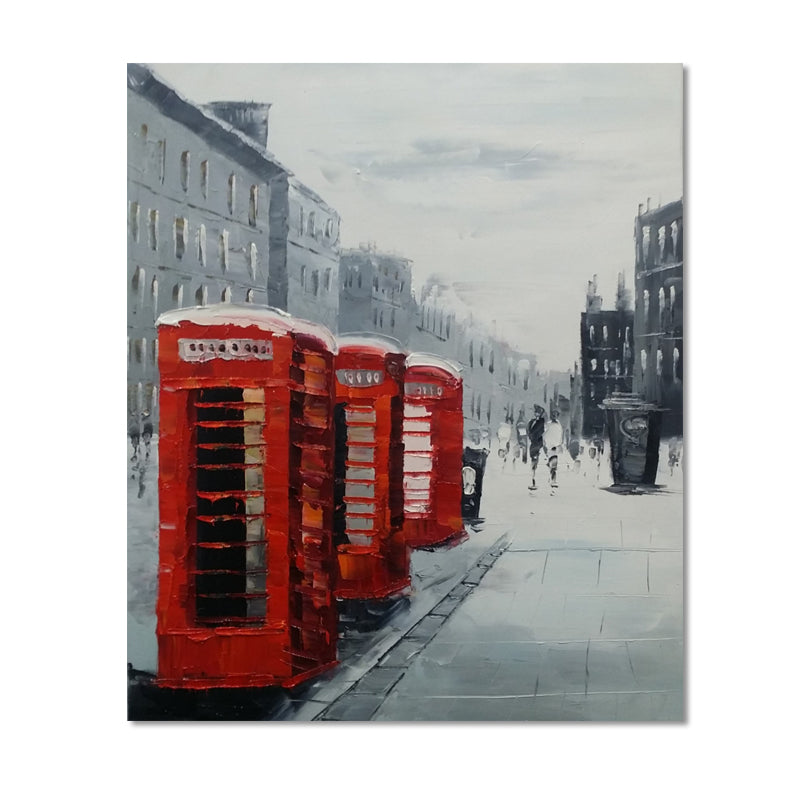 British Booths - Mixed Media Art - YA421A