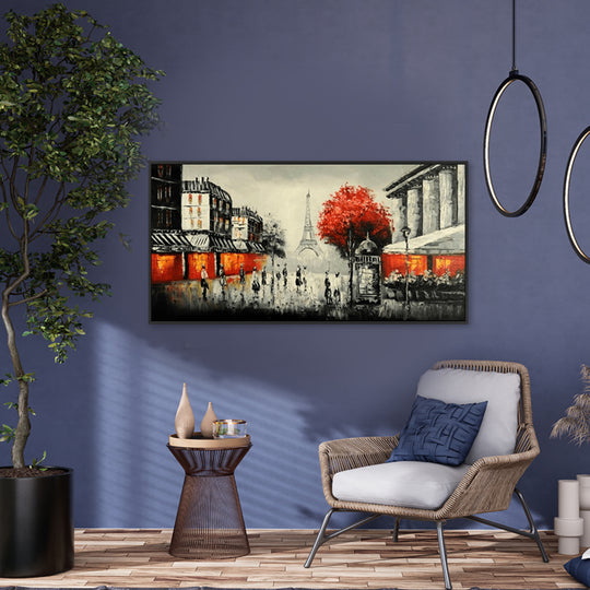 Parisian Dreams - Shadow Framed Embellished Canvas Art - Multiple Sizes - YA507B