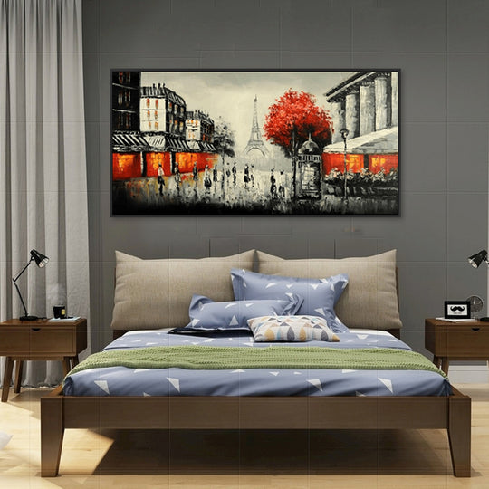 Parisian Dreams - Shadow Framed Embellished Canvas Art - Multiple Sizes - YA507B