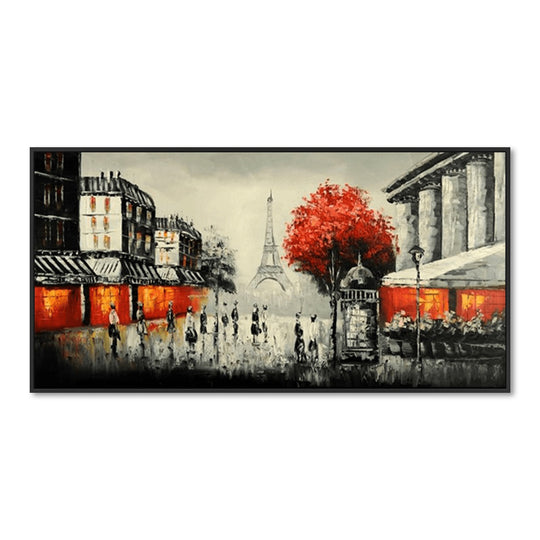 Parisian Dreams - Shadow Framed Embellished Canvas Art - Multiple Sizes - YA507B