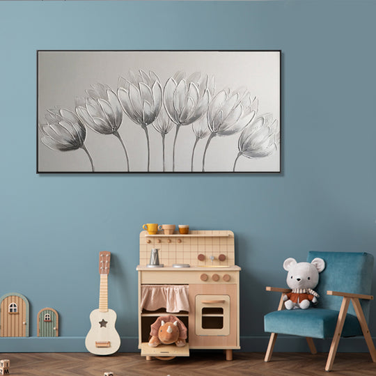 Forms of White - Hand Painted Artwork with Shadow Frame - YA551BLK - Priceless ART:  Australia's Largest Range of Affordable ART