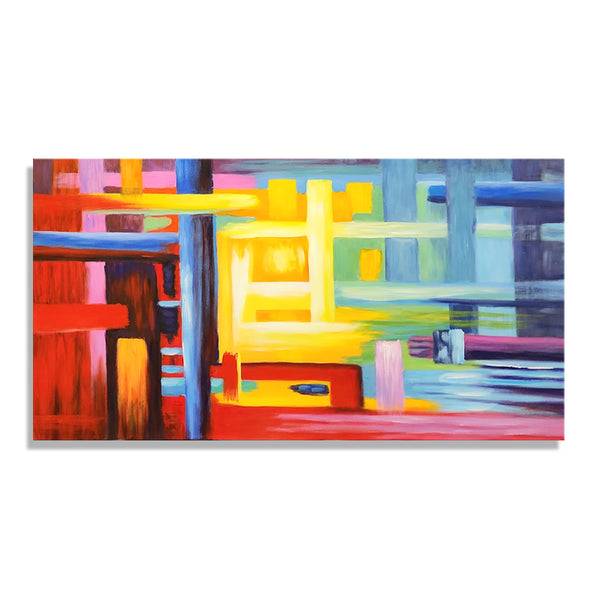 "Show Piece" - Abstract Hand Painted Art - 80x150cm YA590