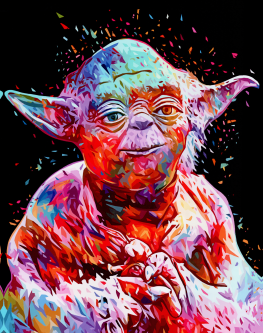 Star Wars Yoda - Ready To Hang Canvas Print - 40x60cm