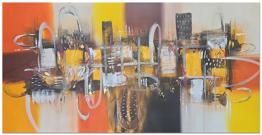 Emboldened Gestures - Modern Abstract Art with a Striking Gestural Painterly Quality - Priceless ART:  Australia's Largest Range of Affordable ART