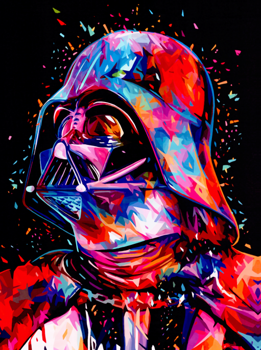 Star Wars Darth Vader - Ready to Hang Canvas Print - 40x60cm