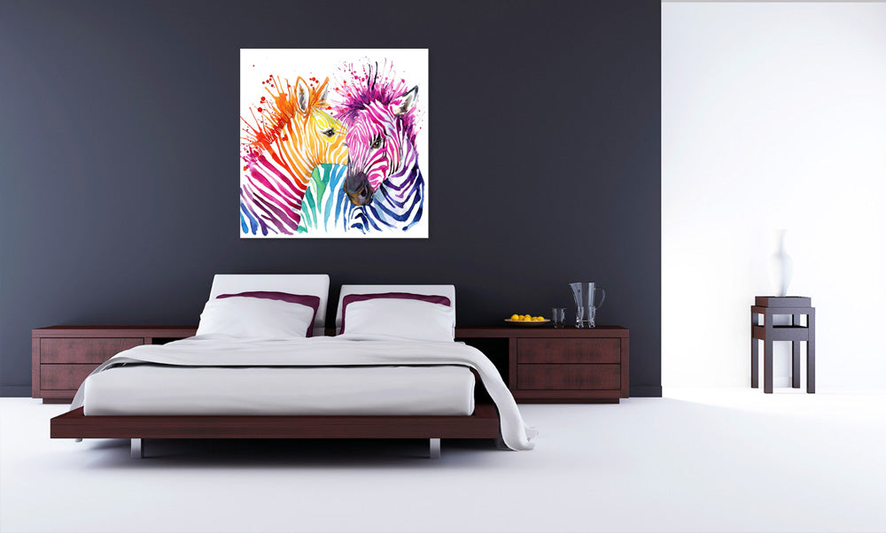 Stripes & Bliss - Canvas Print ART-CN157-60x60cm