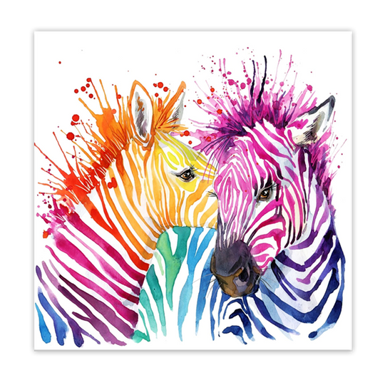 Stripes & Bliss - Canvas Print ART-CN157-60x60cm