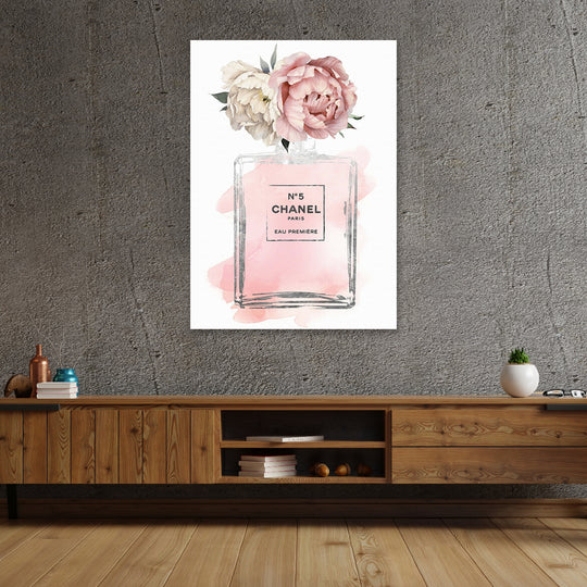 Fashionable Pink Perfume - Canvas Print - CN342