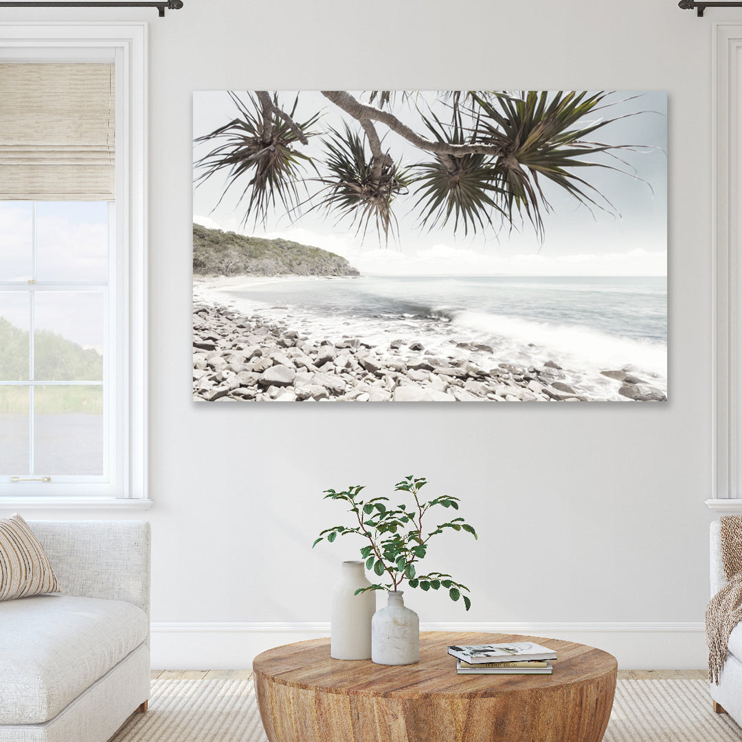 Beach Palms - Canvas Print Art - CN404 - 80x120cm - Priceless ART:  Australia's Largest Range of Affordable ART