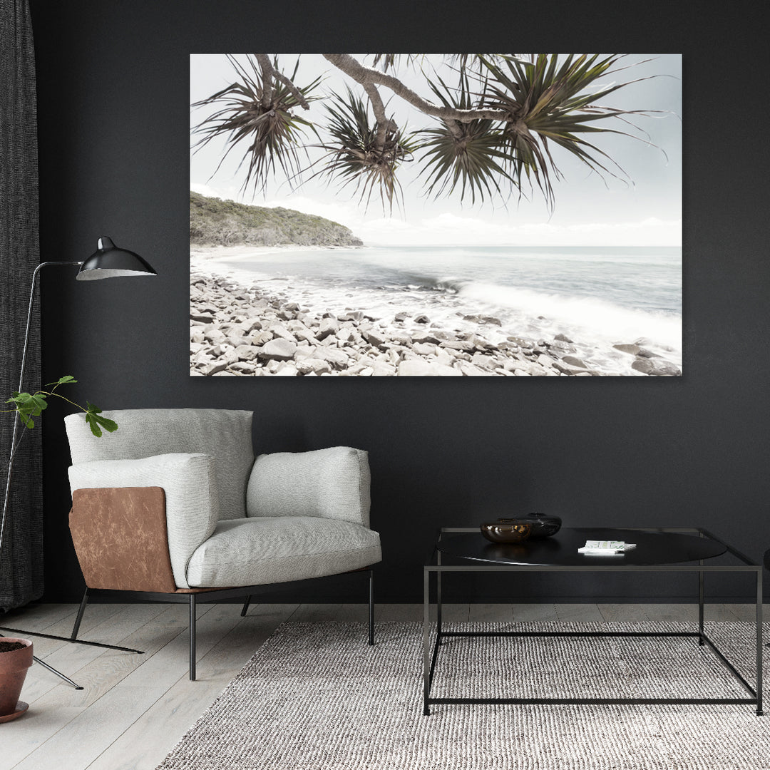 Beach Palms - Canvas Print Art - CN404 - 80x120cm - Priceless ART:  Australia's Largest Range of Affordable ART