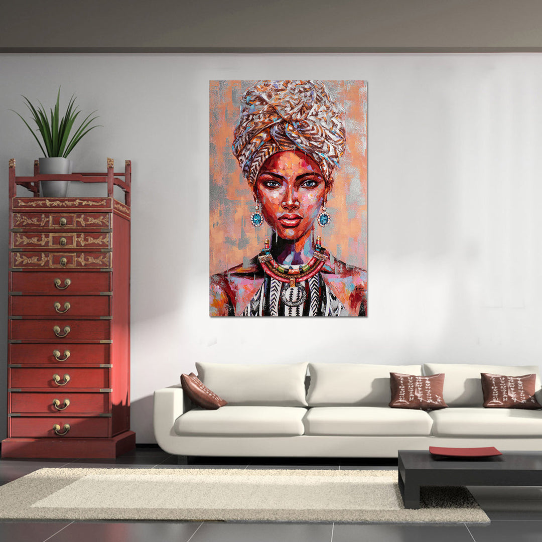 Portrait of Beauty - Canvas Art Print - CN624